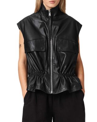 Flor Leather Vest