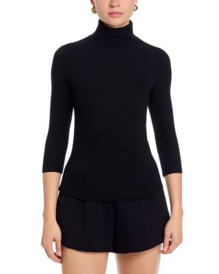 Aja 3/4 Sleeve Turtleneck Tee