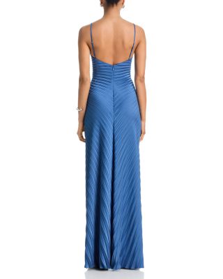 Genevieve Pleated Gown - thumbnail 4