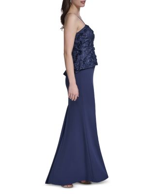 Overlay Embroidered Gown
