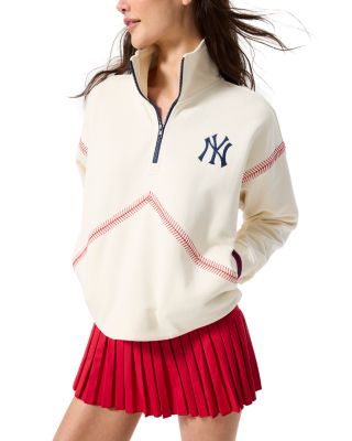 Baseball Stitch Quarter Zip Sweatshirt