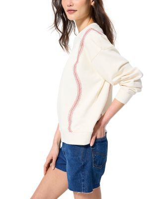 Baseball Stitch Crewneck Sweatshirt
