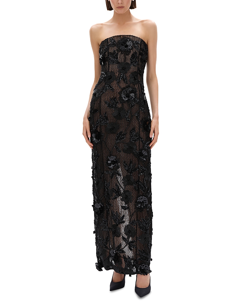 Rachel Gilbert Pierere Embellished Gown