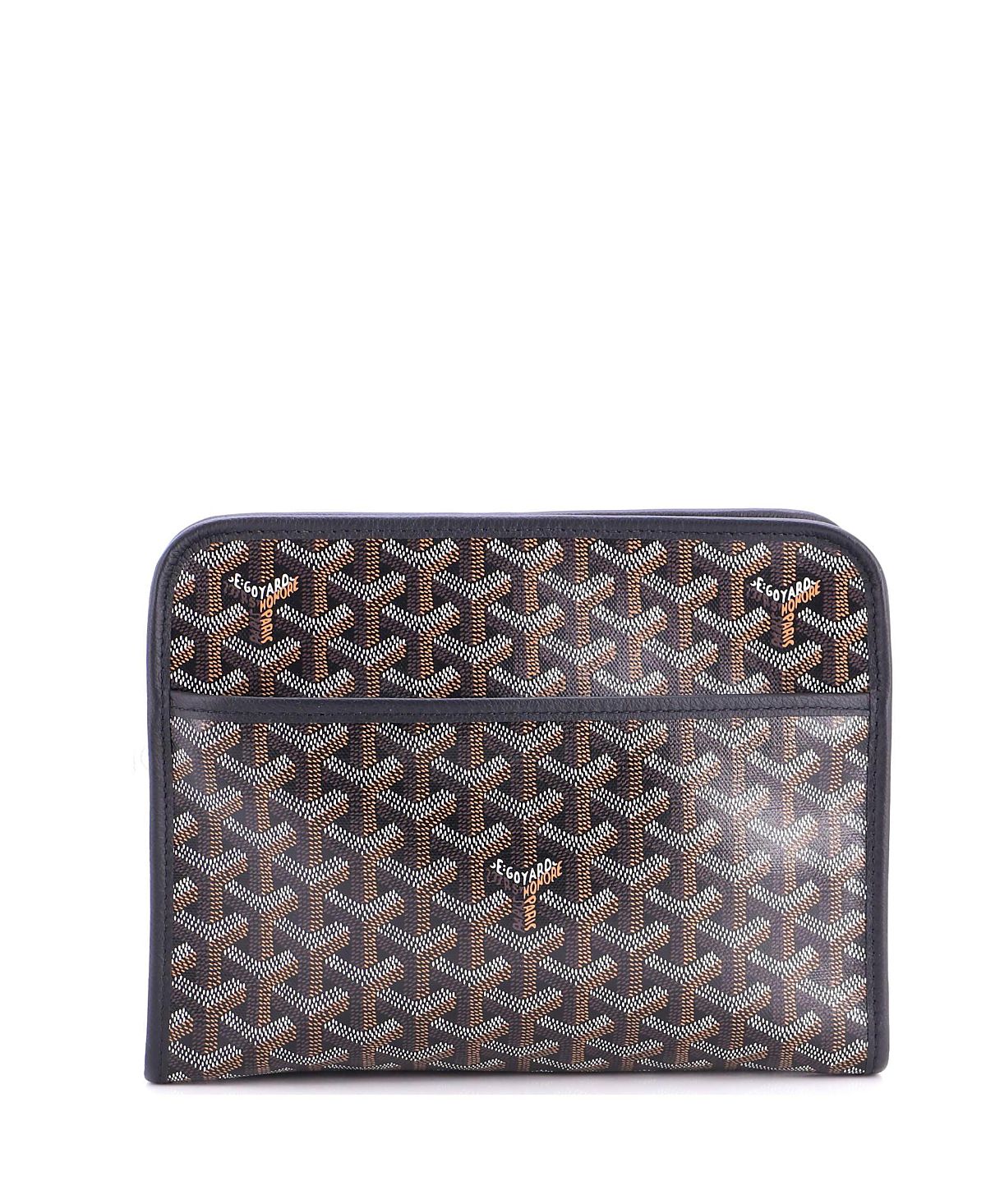 Pre-Owned Goyard Mm Jouvence Toiletry Pouch Coated Canvas