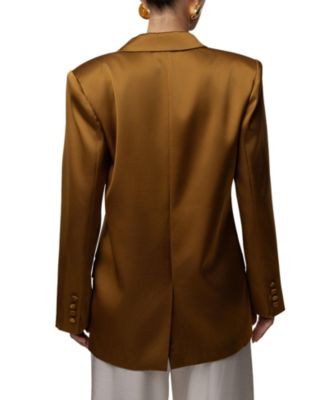 Lara Oversize Satin Blazer