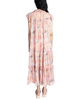 Oasis Blooms Tiered Maxi Dress