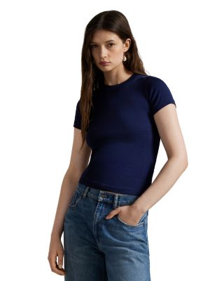 Ribbed Cotton Tee