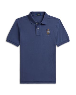 Boys' Polo Bear Cotton Mesh Polo Shirt - Big Kid