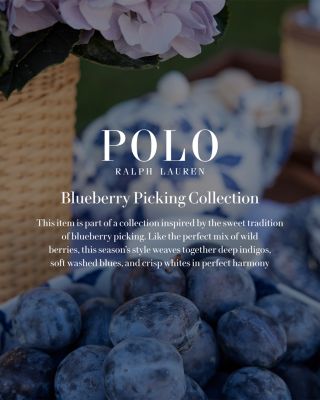 Girls' Blueberry-Print Cotton Jersey Dress - Little Kid