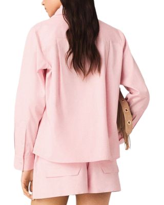 Cionea Removable Scarf Shirt