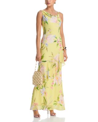 Asymmetric Chiffon Dress - Exclusive