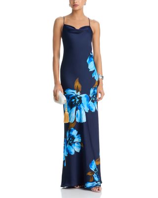 Satin Dress with Beaded Straps - Exclusive