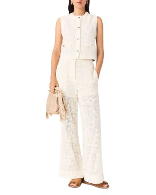 Laros Floral Guipure Lace Waistcoat