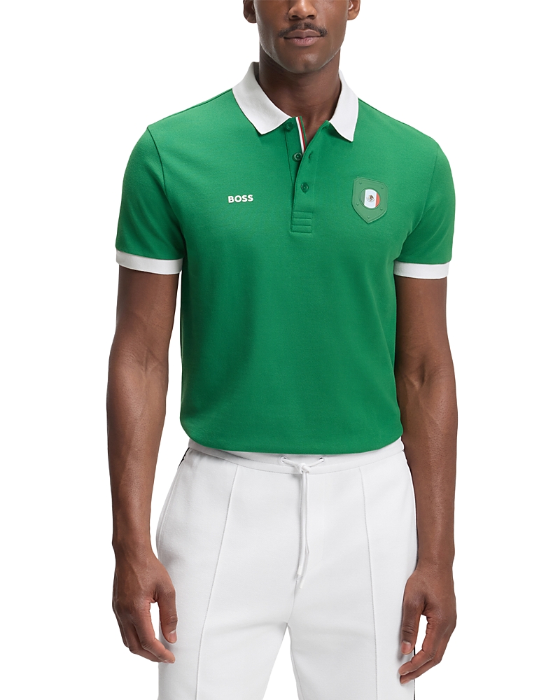 Boss Soccer Country Pack Luxe Polo Shirt in Brazil