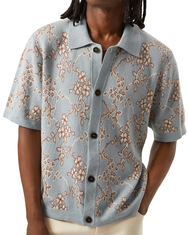 Corridor Relaxed Fit Trellis Knit Shirt