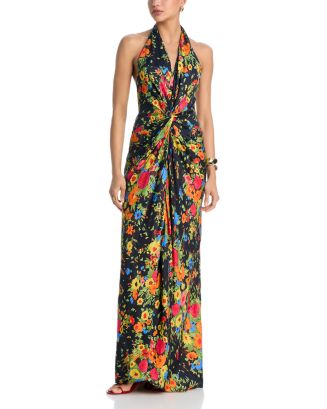mabel lace up maxi dress Long Sleeve Lace Maxi Dress