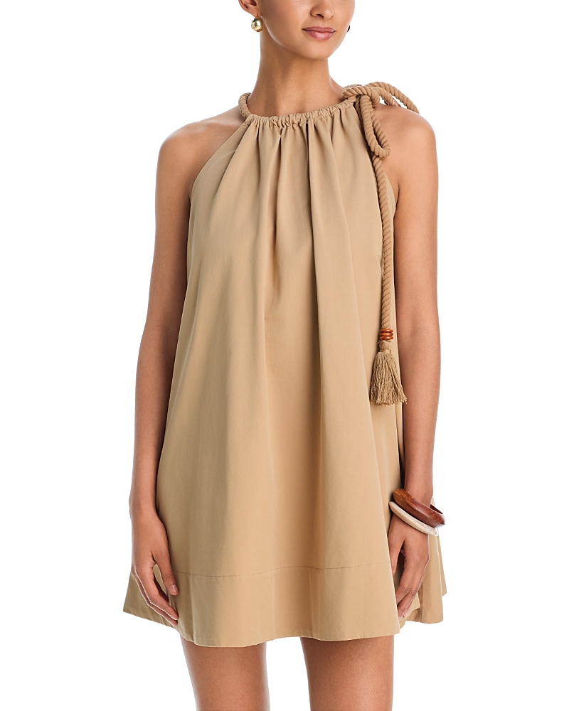 Aqua Swing Utility Mini Dress - Exclusive