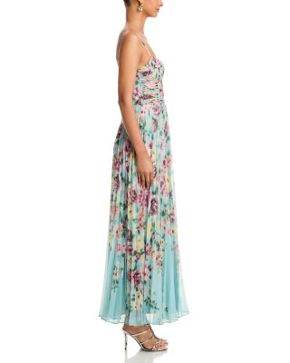 boho style beach dress Embroidered Greek Style Maxi Dress