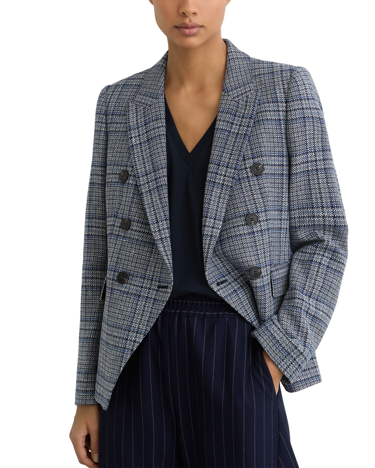 Petites Larissa Double Breasted Blazer