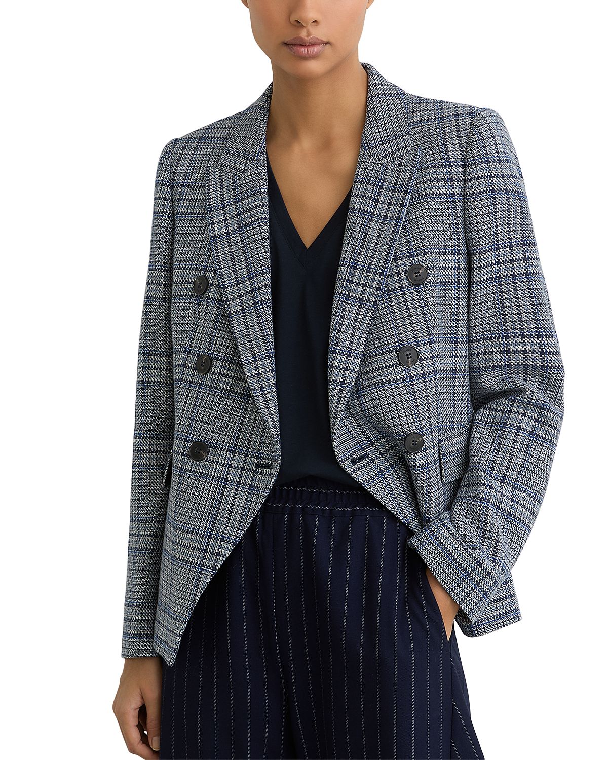 Reiss Petites Larissa Double Breasted Blazer