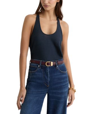 Lidie Linen Racerback Vest