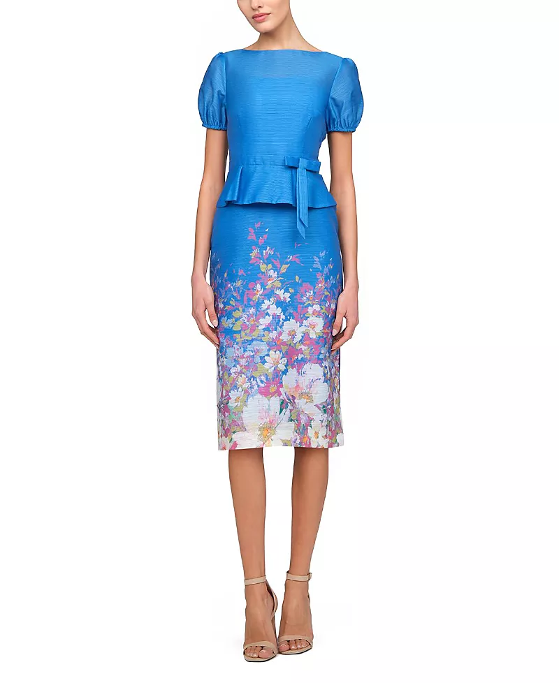 Kay Unger Annabelle Midi Dress