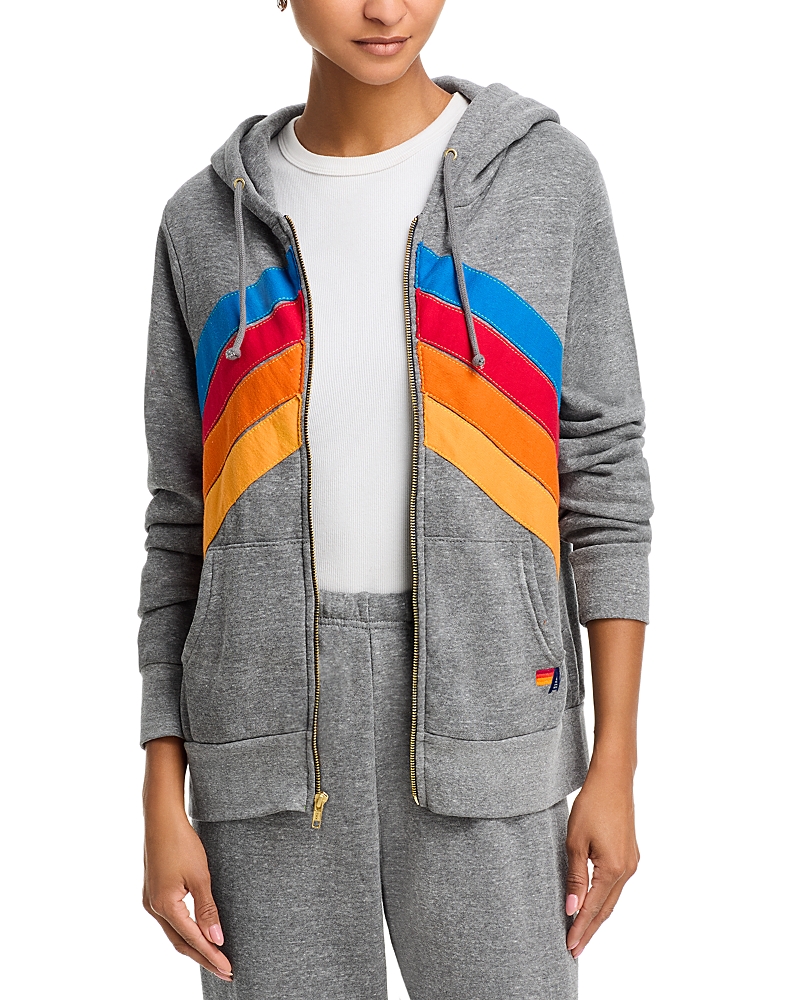 Aviator Nation Mountain Stitch Chevron Hoodie