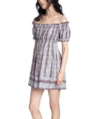  Ombre Ribbons Cotton Dress