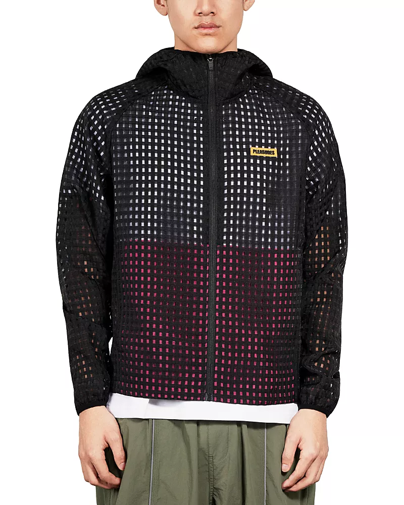Pleasures System Hooded Basketweave Jacket