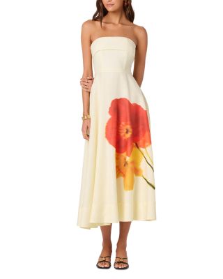 Ximena Strapless Midi Dress