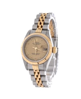  Oyster Perpetual Datejust Automatic Watch in Stainless Steel and Gold 26mm