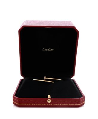  Small Juste un Clou Bracelet 18K Gold with Diamonds