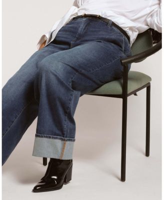  Women's Plus Carol High Rise High Stretch Jeans in Blue Wash