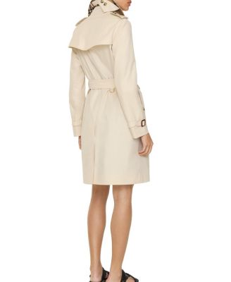 Mid-length Tropical Gabardine Kensington Trench Coat