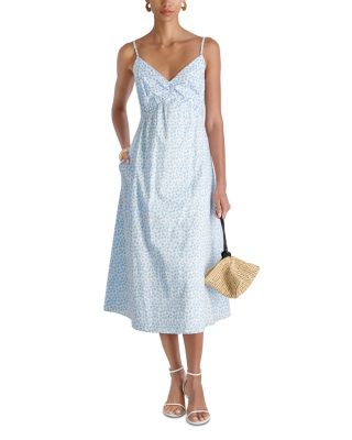 Rhodes Poplin Stacey Fleur Midi Dress