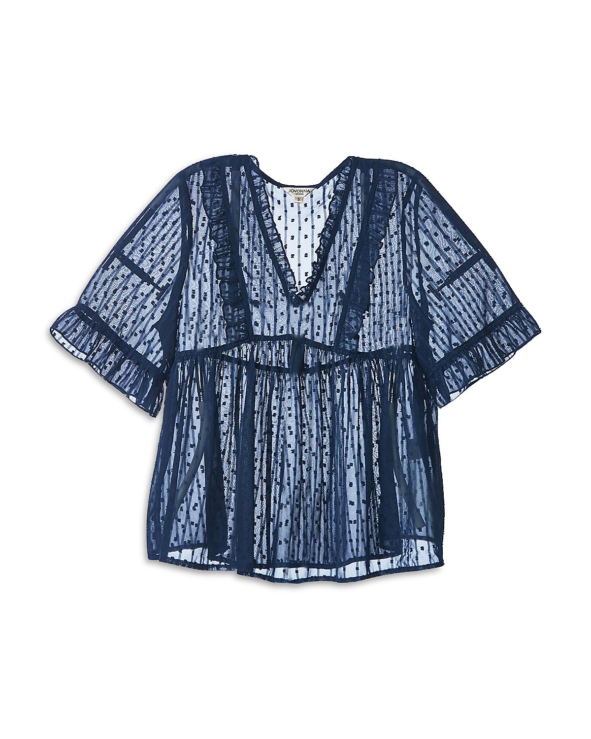 Jovonna London Lace Short Sleeve Blouse - Exclusive