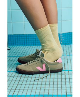 Women's Volley Suede Taupe Malibu Bark Sneakers