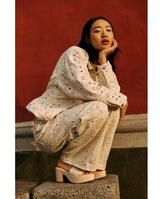 Rori High Rise Barrel Jeans in Sea Mist