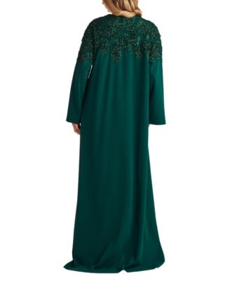  Burney Sequin Embroidered Caftan Gown