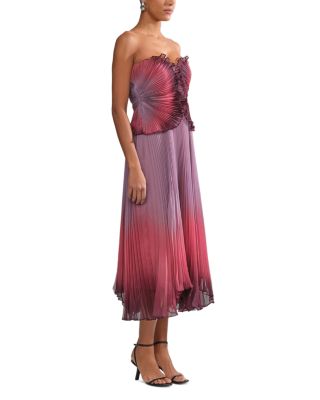 Delyth Ombr&eacute; Strapless Dress