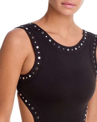 Dolce One Piece Swimsuit in Black/White