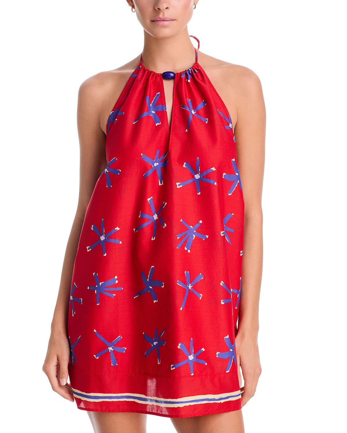 Staud Dani Mini Dress Swim Cover-Up