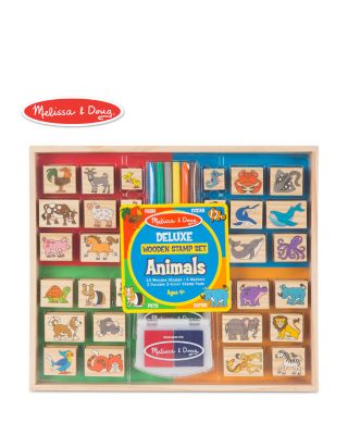Deluxe Wooden Stamp Set, Animals