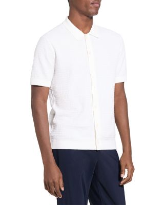 Cairn Short-Sleeve Sweater in Cotton