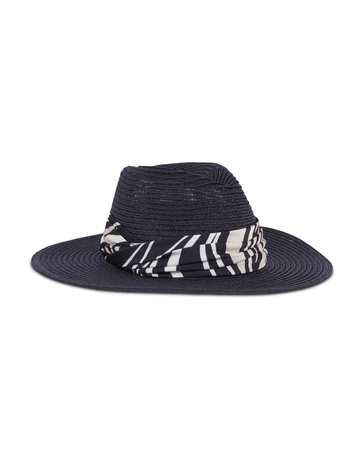 Courtney Packable Straw Fedora