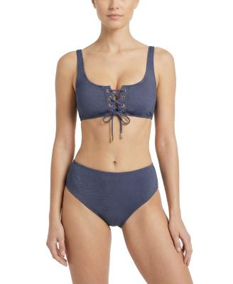  Samara Underwire Denim Bikini Top