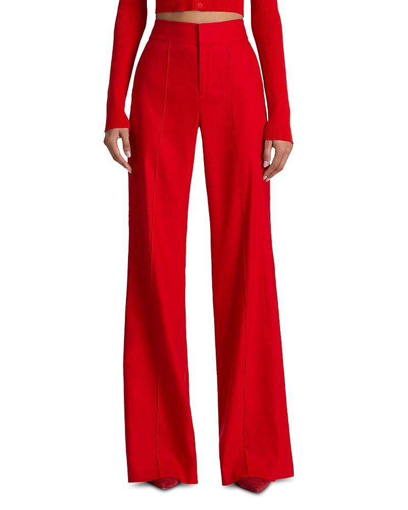 Alice and Olivia Dylan High Waisted Wide Leg Pants