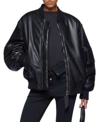 Leather Bomber Jacket