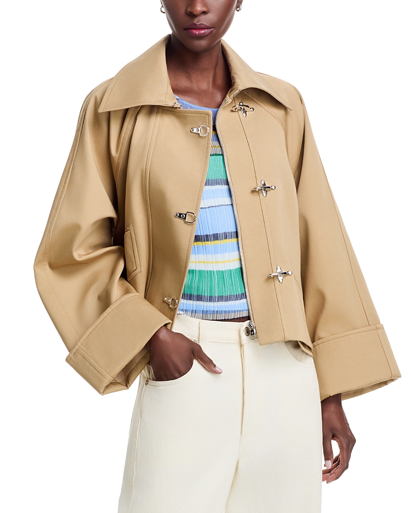 Patou Oversized Cropped Parka