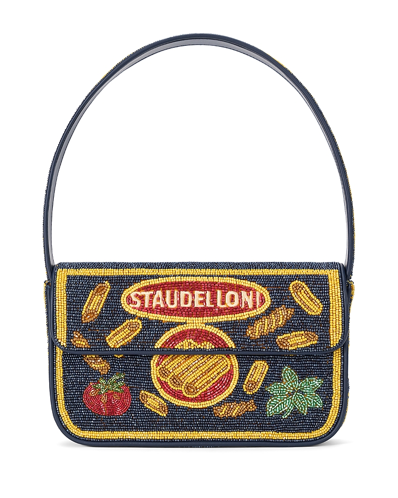 Staud Tommy Beaded Shoulder Bag